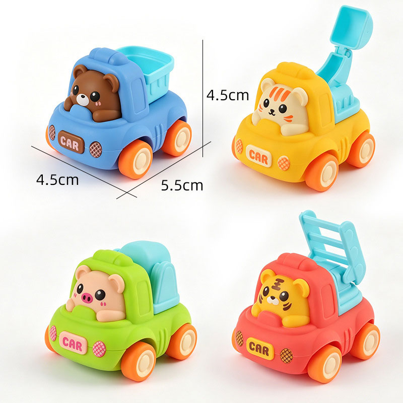 Pull Back Animal Truck Toy