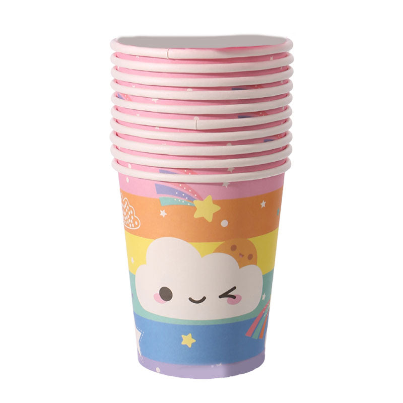 Rainbow Clouds Party Cups
