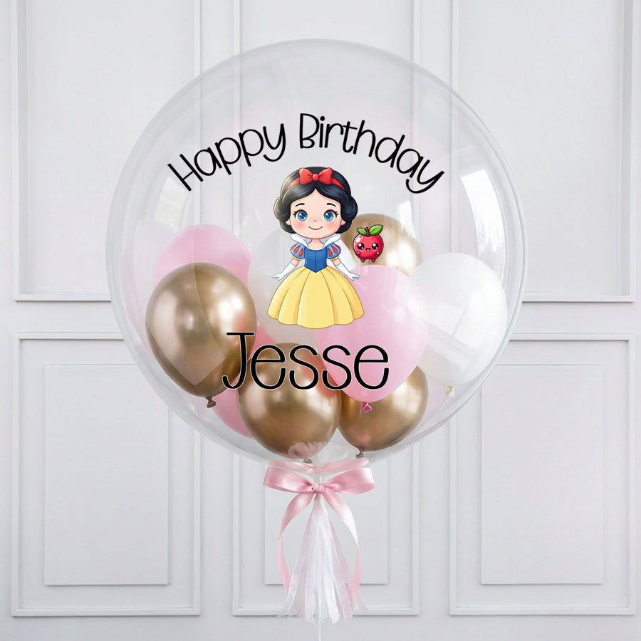 Customised Snow White Bubble Balloon