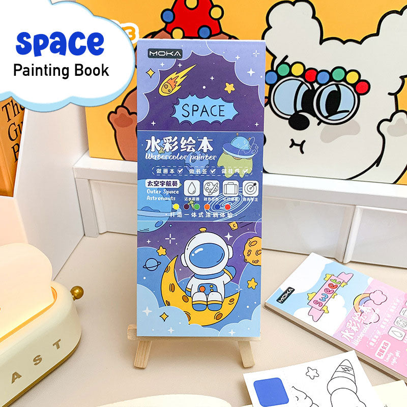 Kids Watercolour Painting Book
