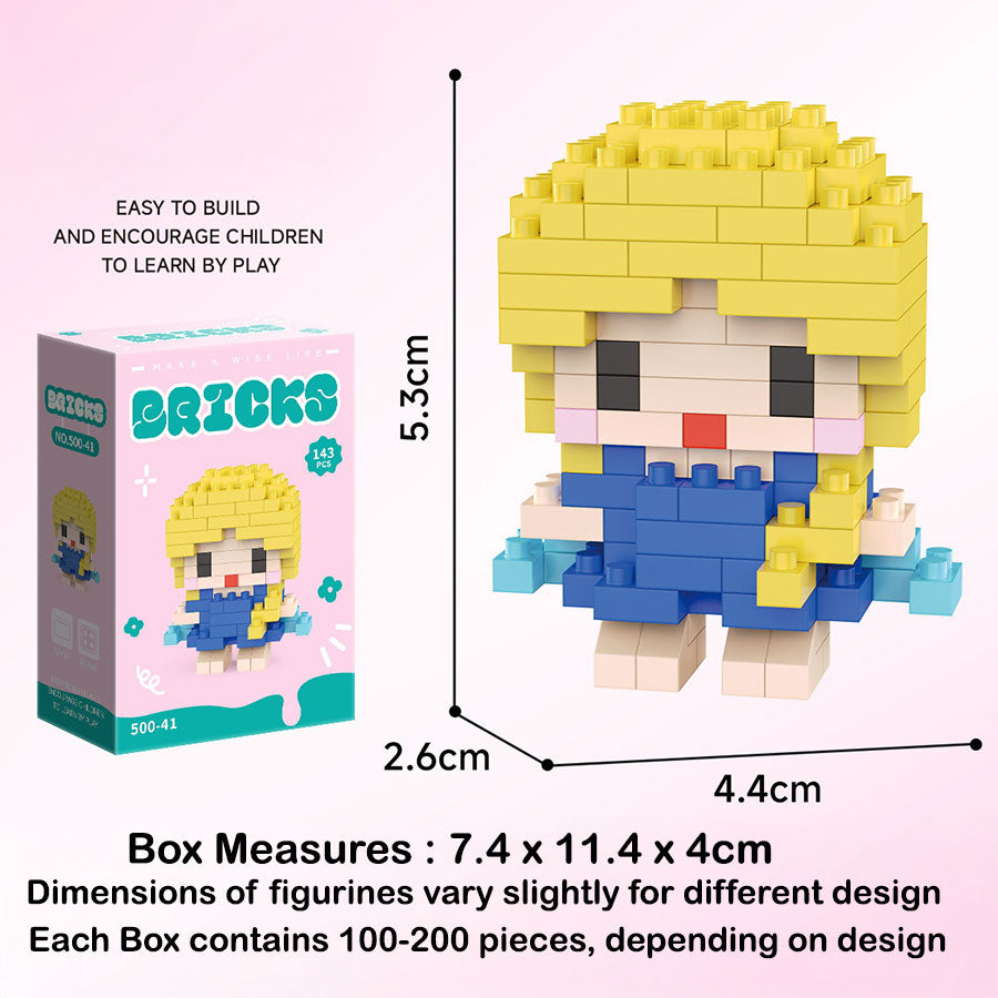 Cartoon Micro Building Blocks