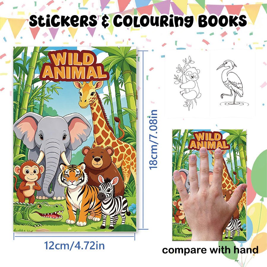 Stickers & Colouring Book