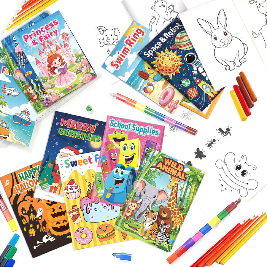 Stickers & Colouring Book