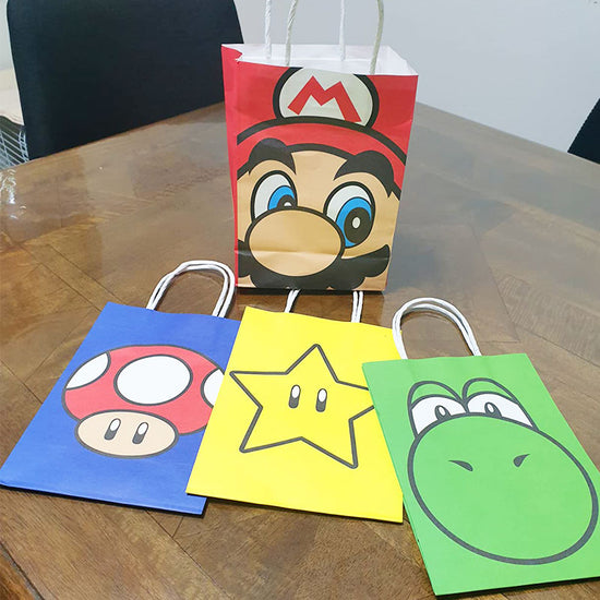 Super Mario Paper Gift Bags