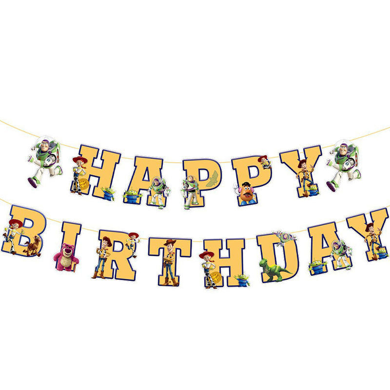 Toy Story Happy Birthday Banner