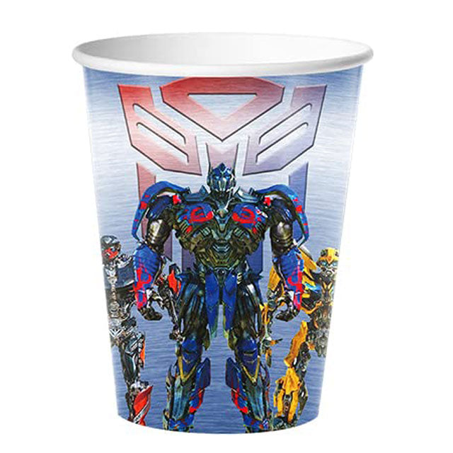 Load image into Gallery viewer, Transformers Prime party cups are a fun and practical way to add some excitement to your party. They&amp;#39;re perfect for fans of the series, and they&amp;#39;re sure to bring a smile to the face of anyone who loves robots in disguise. So why not pick up a pack or two today and get ready to quench your thirst with Autobot style!
