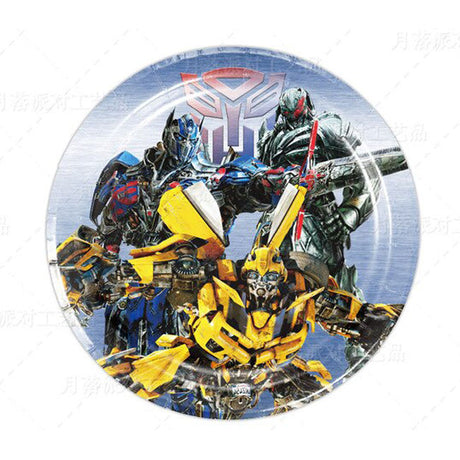 Transformers Prime Party Plates