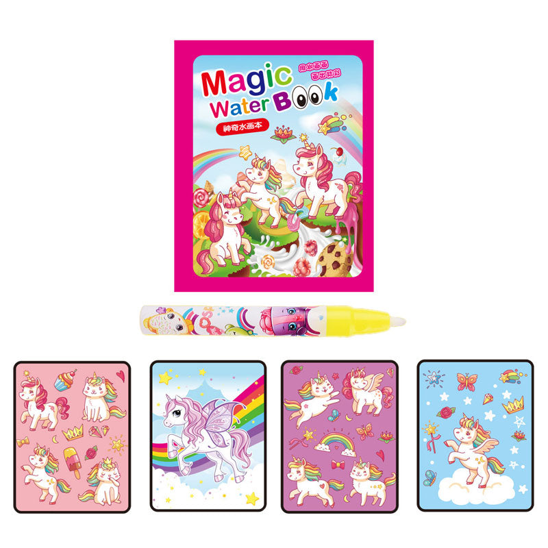 Magic Water Colouring Book