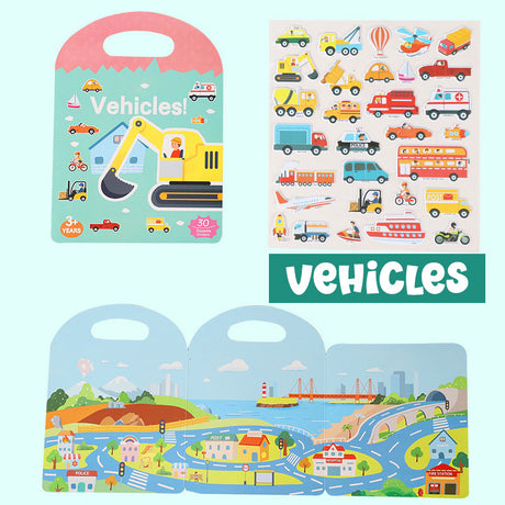 Reusable Jelly Sticker Play Book