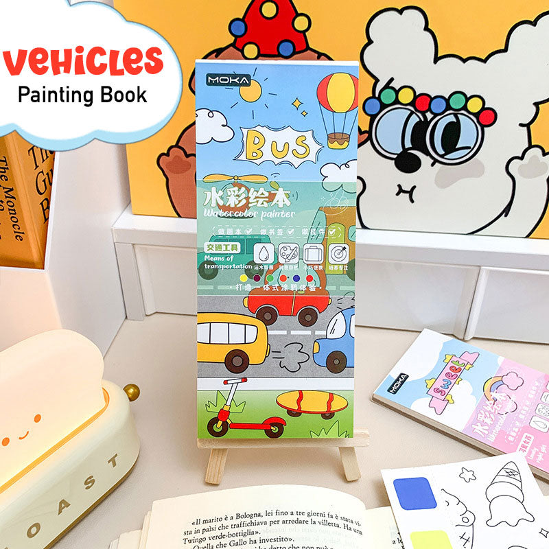 Kids Watercolour Painting Book