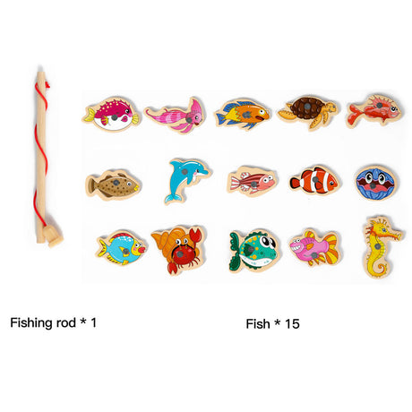 Wooden Magnetic Fishing Toy