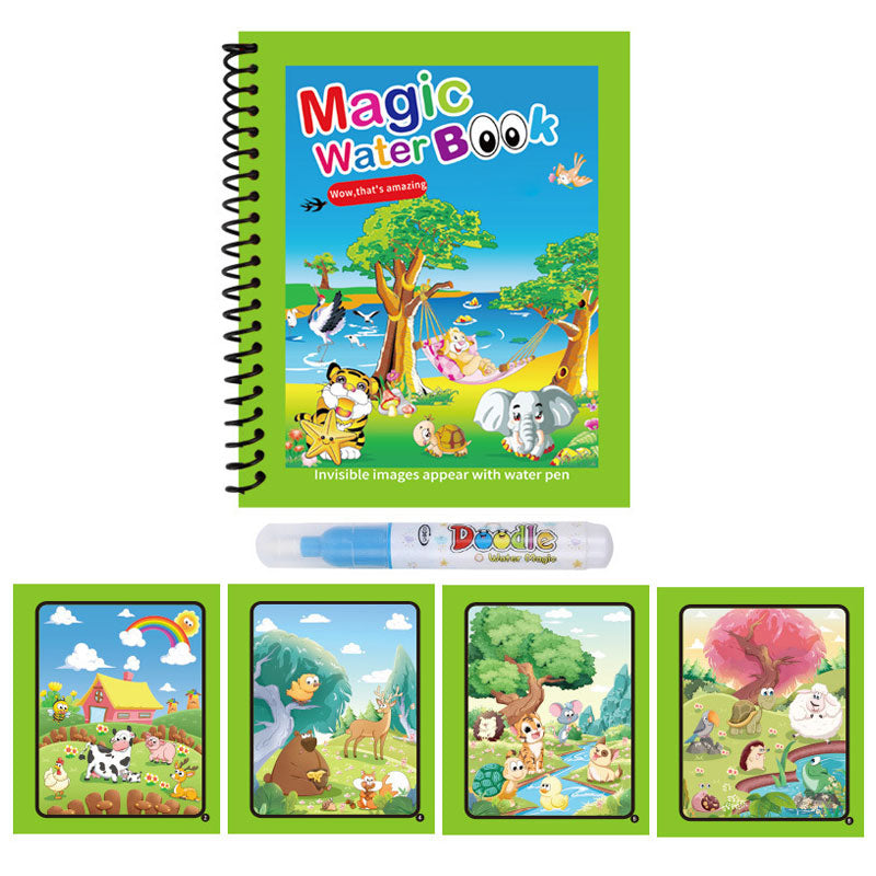 Magic Water Colouring Book