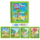 Magic Water Colouring Book