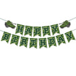 Camouflage-themed 'Happy Birthday' banner with tanks flags.