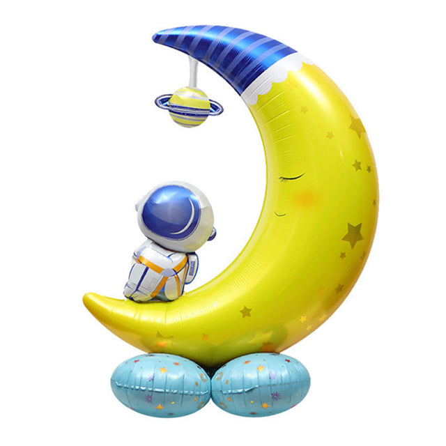 Moon and Astronaut Airloonz Balloon Display.