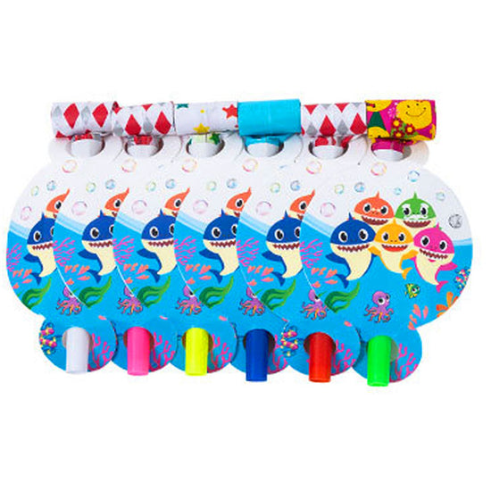 Baby Shark Doo Doo Doo ... Get ready for a fun filled Baby Shark Birthday Party. Colourful Blowouts serve as great party favors to your little guests
