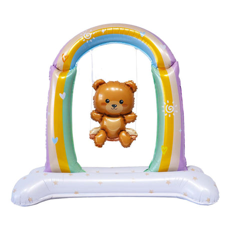 40" Baby Teddy Bear Swing Standing Balloon