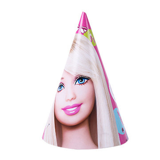 Barbie Cone Hats (6pc)