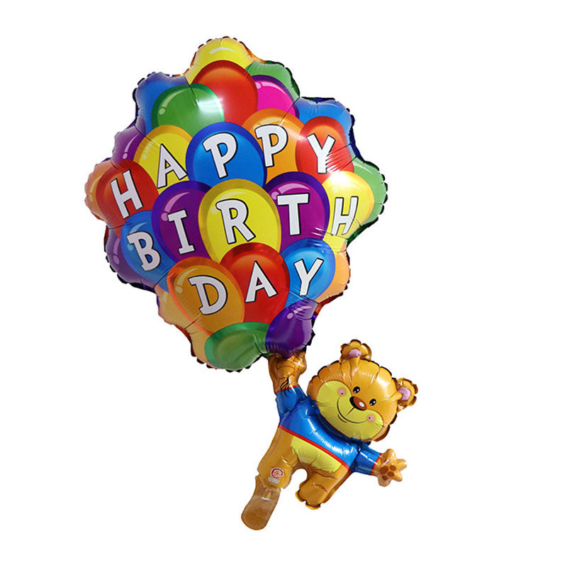 30" Birthday Bear Balloon