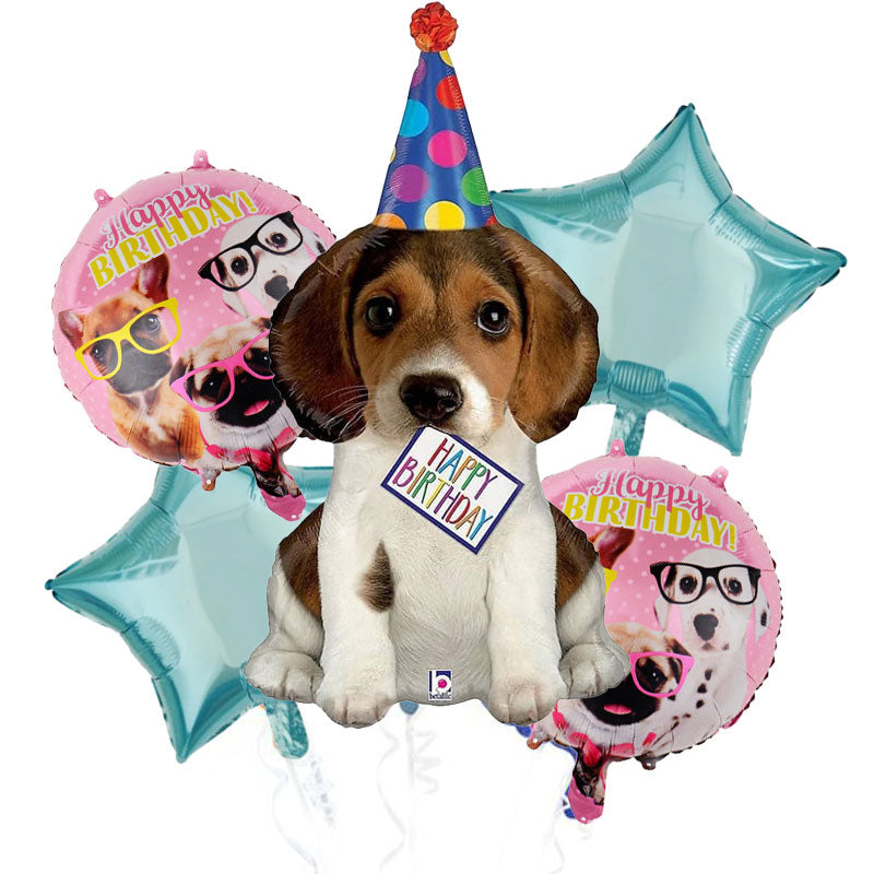 Dog Birthday Balloon Bouquet