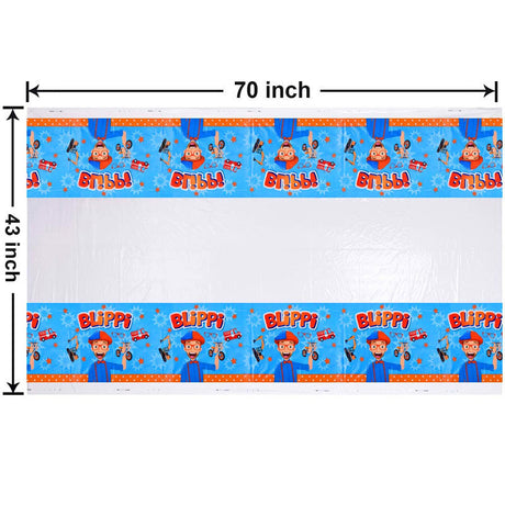 Blippi Birthday Table Cover