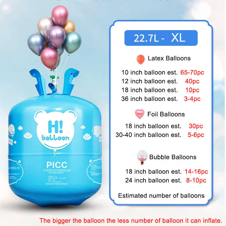 Disposable Helium Tank (70pc)