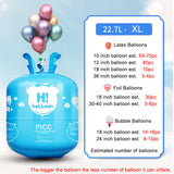 Disposable Helium Tank (70pc)