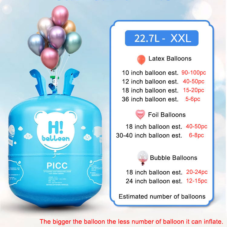 Disposable Helium Tank (100pc)