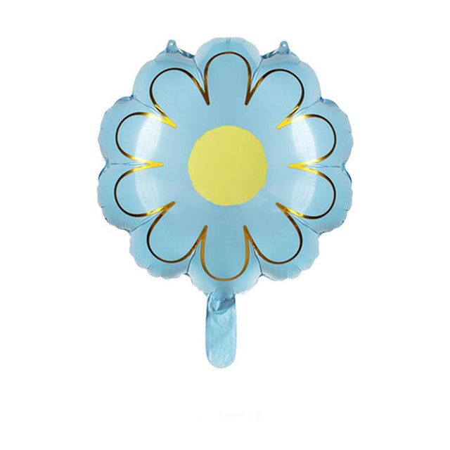 18" Blue Flower Decoration Balloon