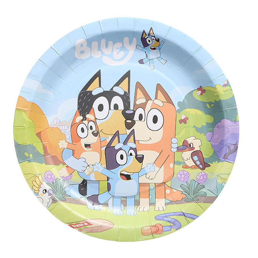 Bluey Party Plates