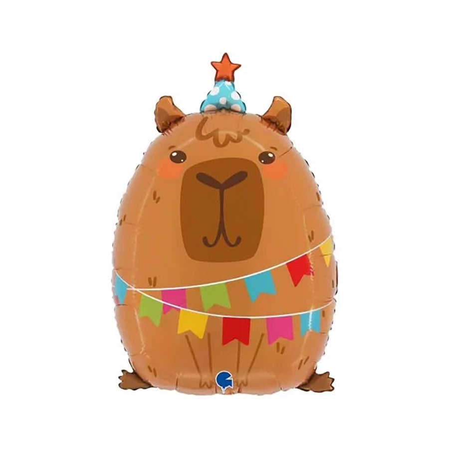 24" Capybara Shaped Balloon