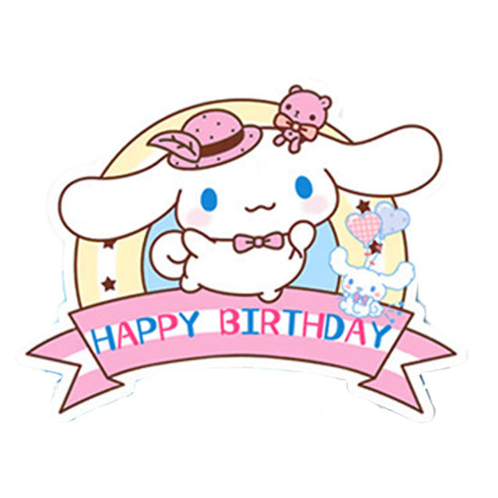 Cinnamoroll Cake Topper made from artcard.