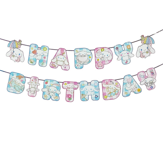 Cinnamoroll Happy Birthday Letter Banner