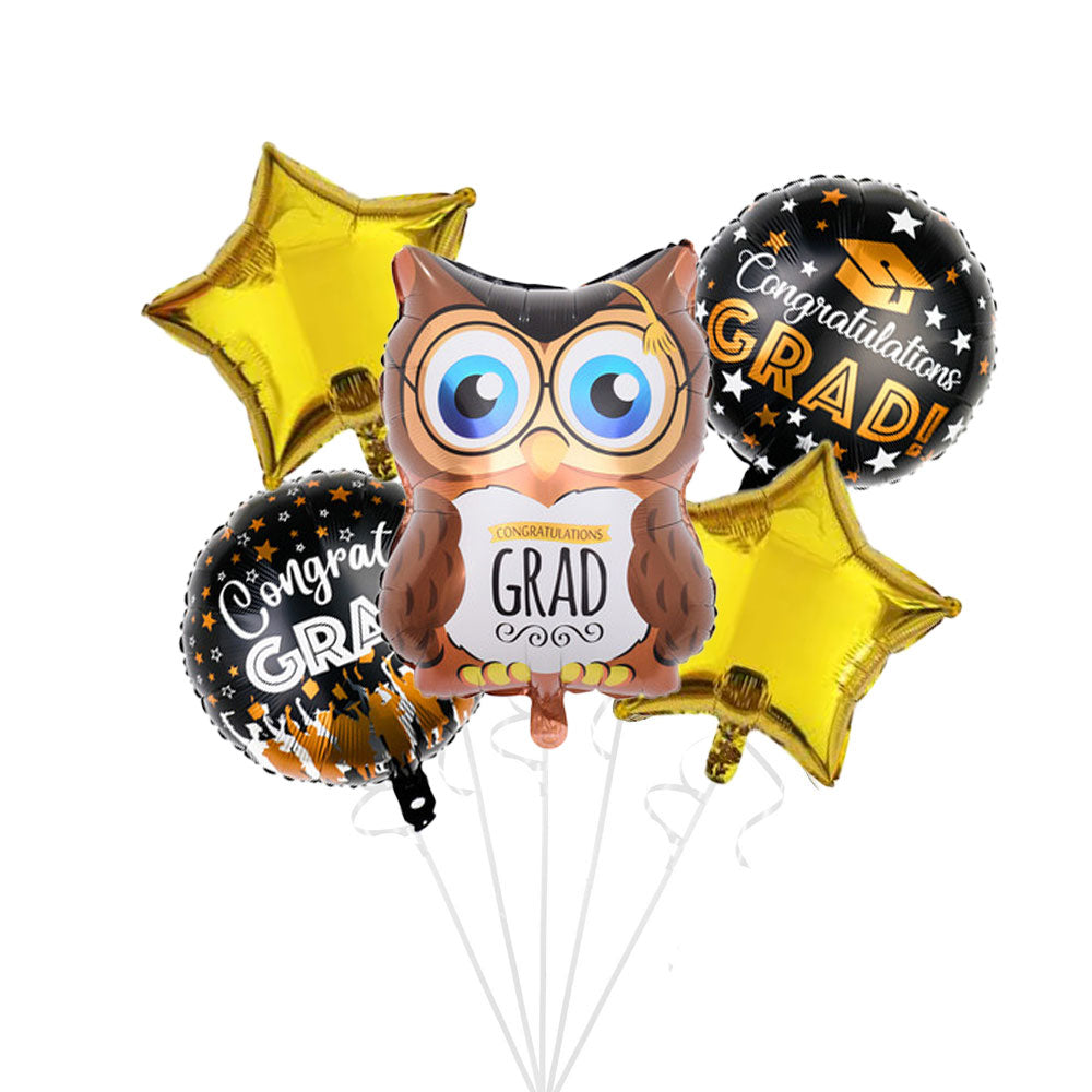 Congrats Grad Owl Balloon Bouquet
