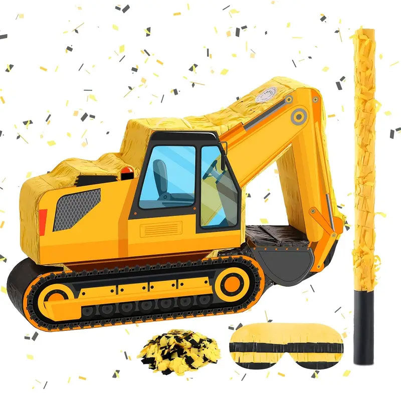 Construction Truck Excavator Pinata