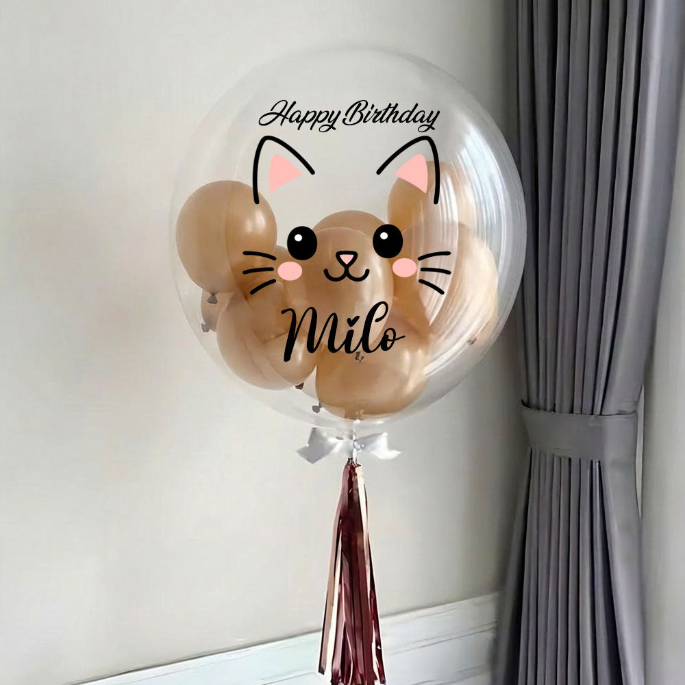 Customised Kitty Balloon