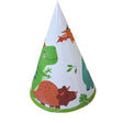 Dinomite cone hats featuring the cute dinosaurs.