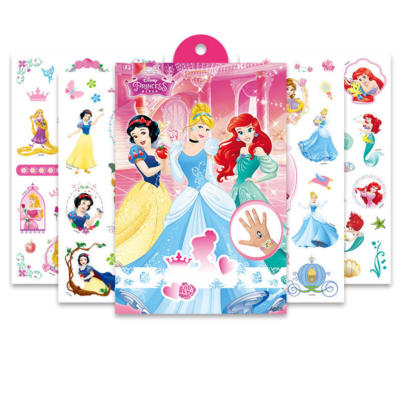 Disney Princesses theme party tattoo. Great for Goodie Bag item.
