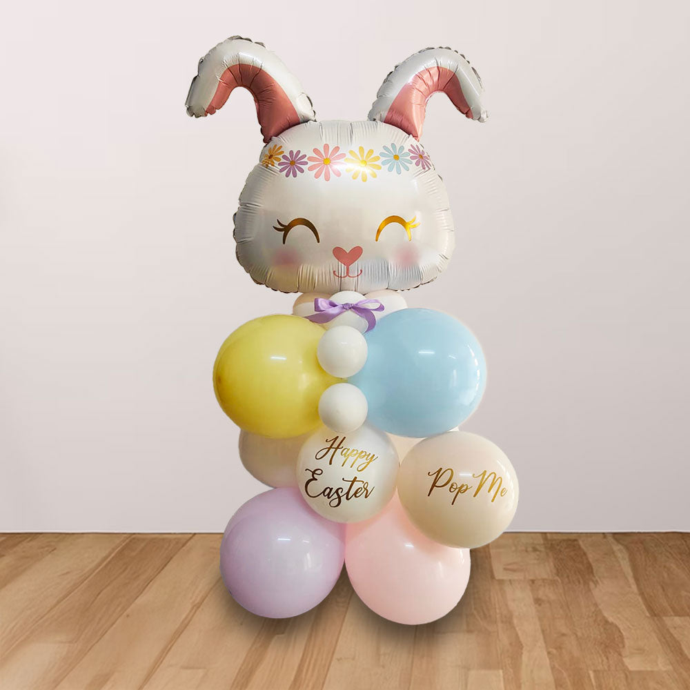 Easter Bunny Surprise Egg Balloon Display