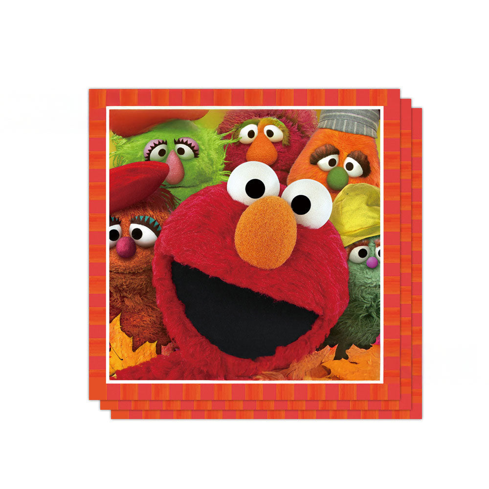 Sesame Street Elmo Red Napkins