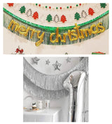 Gold Foil Streamer Garland