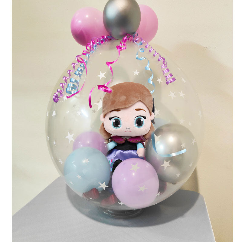 Frozen Anna Plush Toy in Balloon Gift