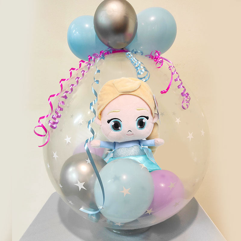 Frozen Elsa Plush Toy in Balloon Gift