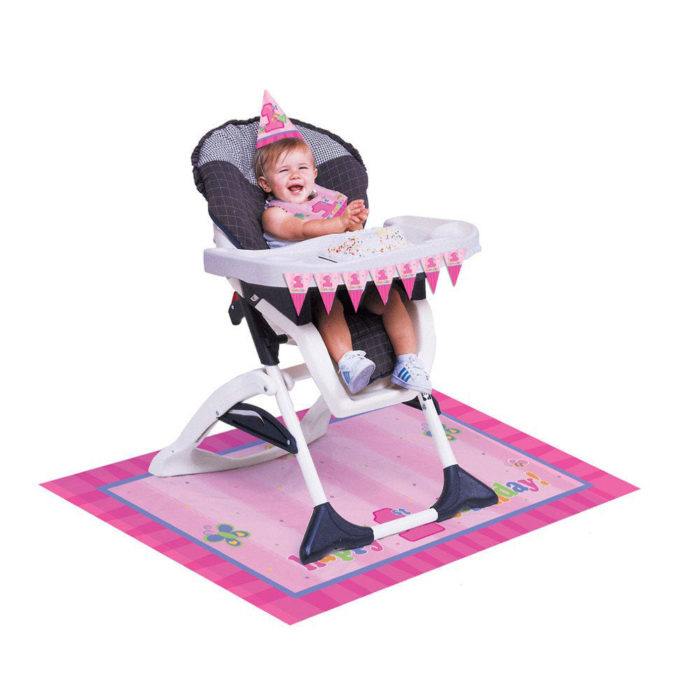 Fun at One Girl High Chair Kit