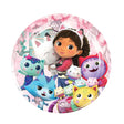 Package includes 10 paper plates to match your Gabby Dollhouse party theme. Each measures 7" in.