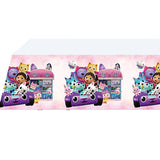 Transform your party into a realm of enchantment with our Gabby Dollhouse Table Cover! Capturing the joy of Gabby's Dollhouse, this table cover boasts captivating designs that set the stage for a magical celebration.