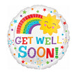 18" Get Well Soon Happy Sun Balloon