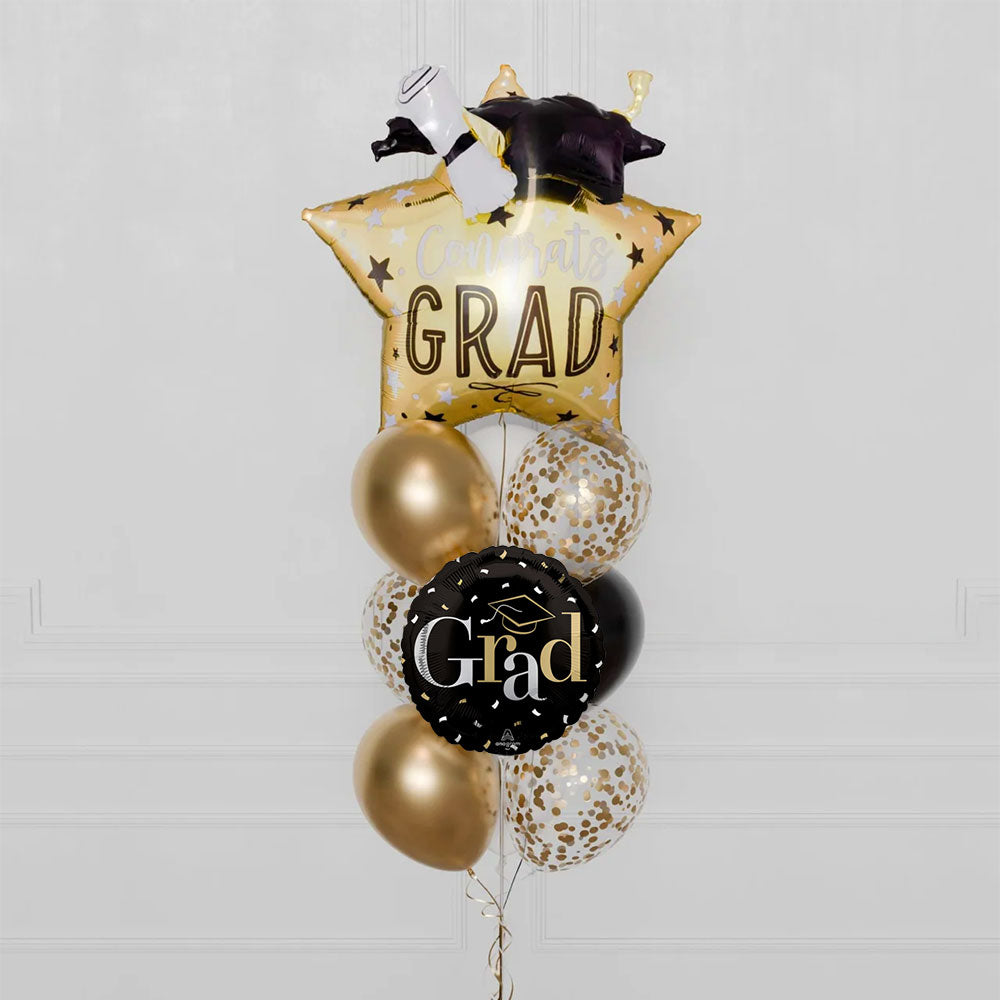 Graduate Star Cap Balloon Bouquet