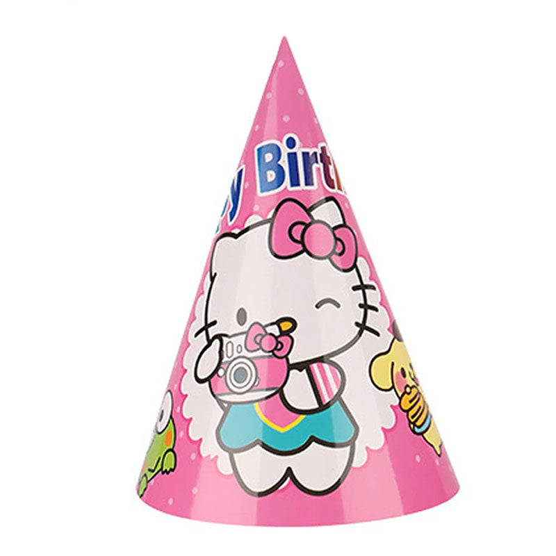 Hello Kitty Kawaii Party Cone Hats