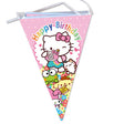 Hello Kitty Kawaii Birthday Flag Banner